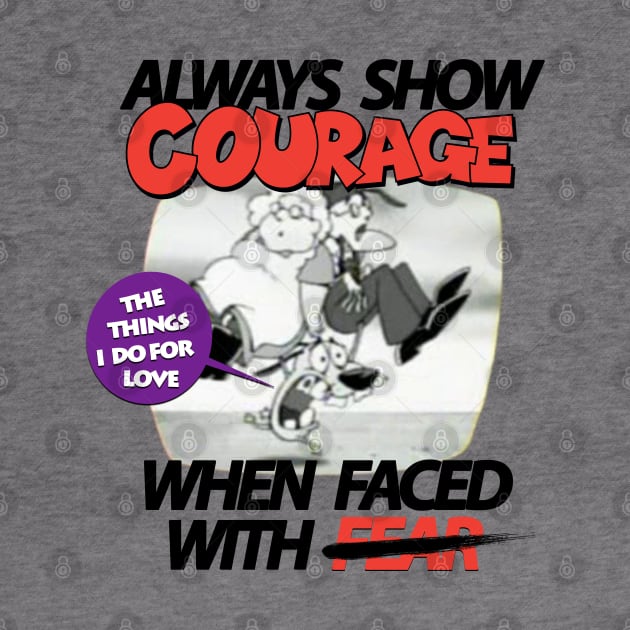 Courage Quote by red-leaf